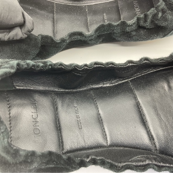 Moncler Elegant Black Flats with‎ Bow - Picture 10 of 15